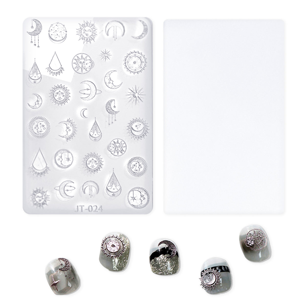 Nail Art Mold - JT024 Sun & Moon