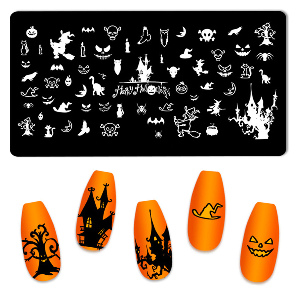 Nail Stamping Plates - Halloween 02