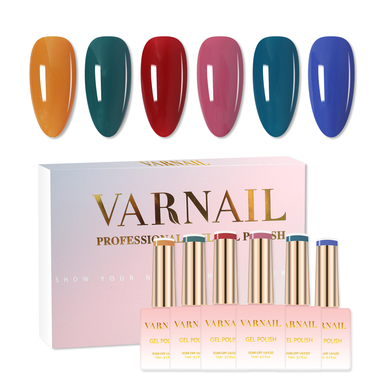 【Semi-Annual Flash-Sale】35% OFF - 6 Colors Gel Polish Set