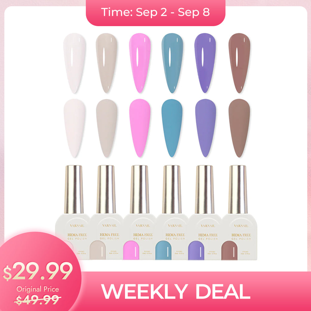 Weekly Deal : 40% OFF⚡️ Hema-Free Color Gel Polish Set - S23 Miss You