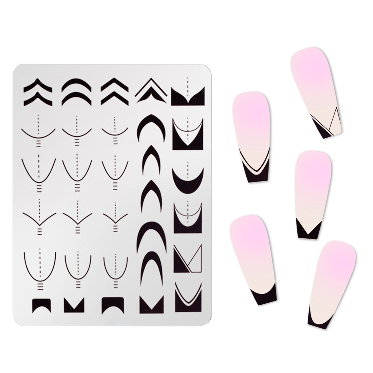 Nail Stamping Plates - French Nails