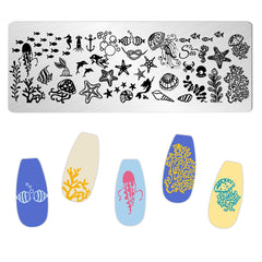 Nail Stamping Plates - Ocean