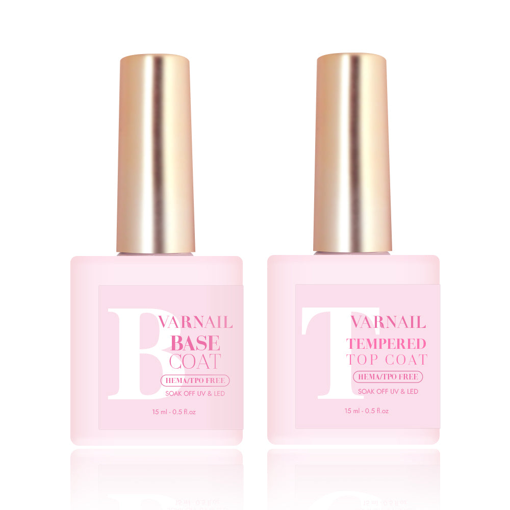 Hema-Free Base & Tempered Top Coat Set
