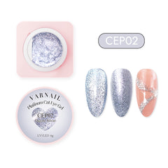 3-in-1 Platinum Cat Eye - CEP02 Dazzle Silver