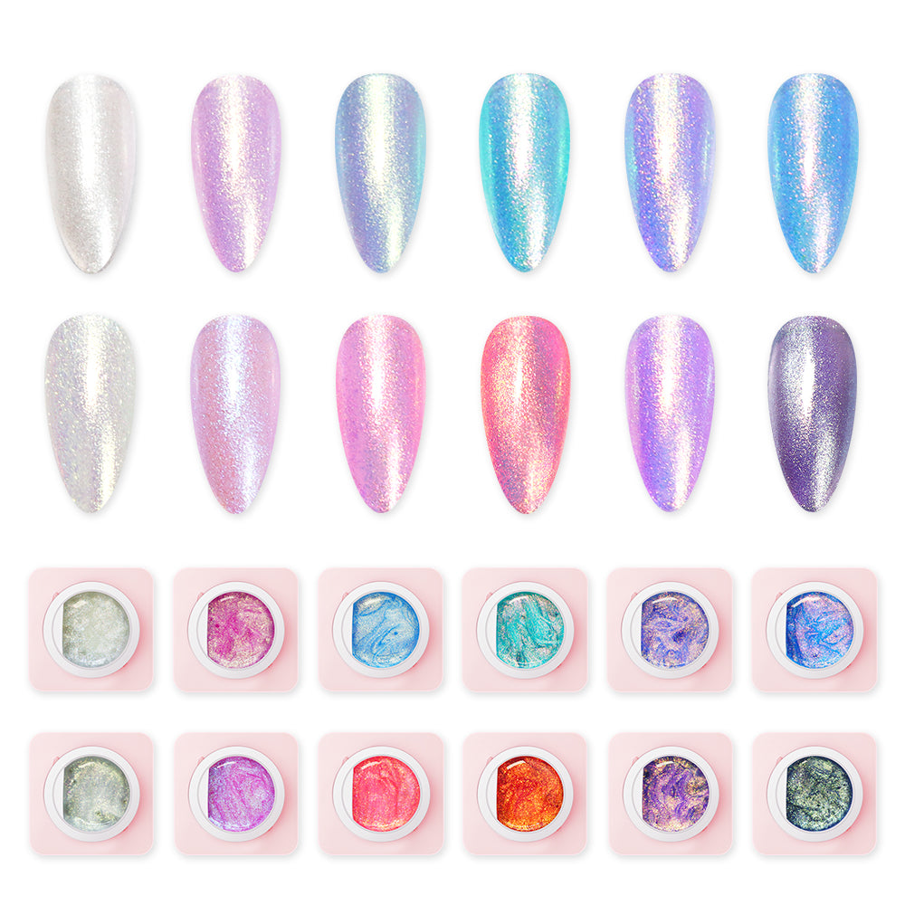 Aurora Mermaid Gel Polish - AM01 Pearl White