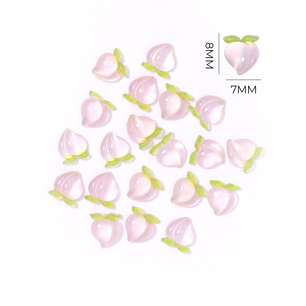 Peach Nail Art  Charms