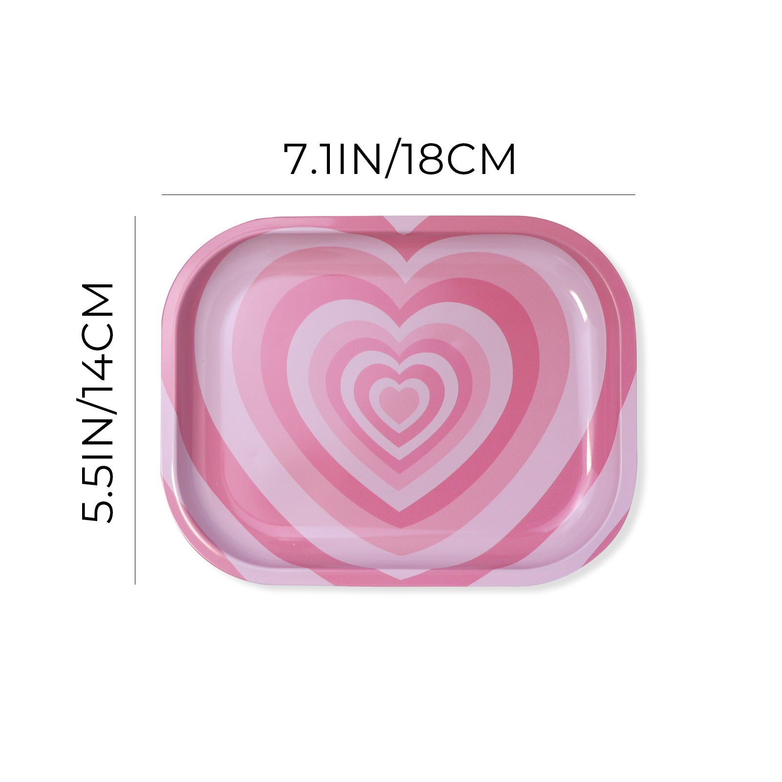 Ombre Heart Manicure Tool Tray