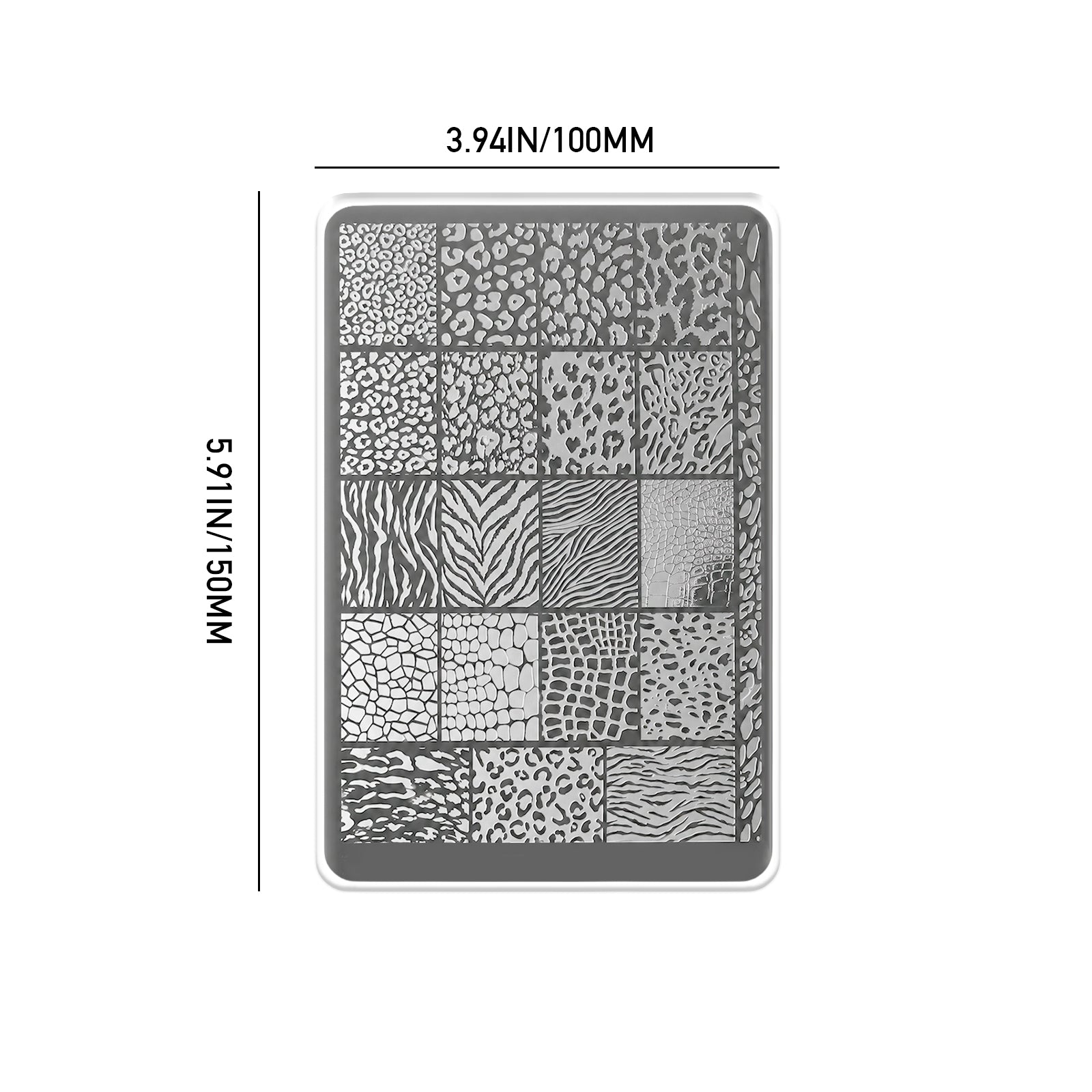 Nail Stamping Plates - Animal Print