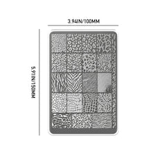 Nail Stamping Plates - Animal Print