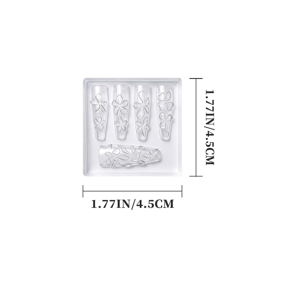 3D Nail Art Mold (Upgrade) - #49 Plumeria