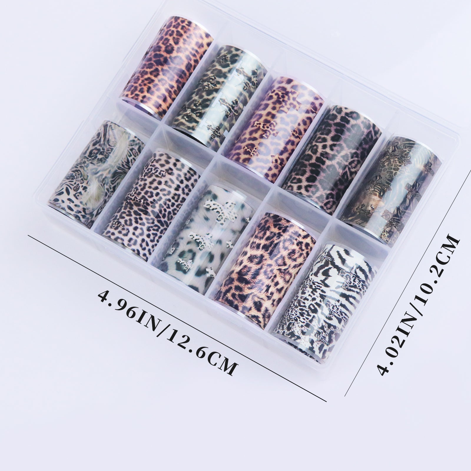 Nail Transfer Foil - Animal Print & Cross