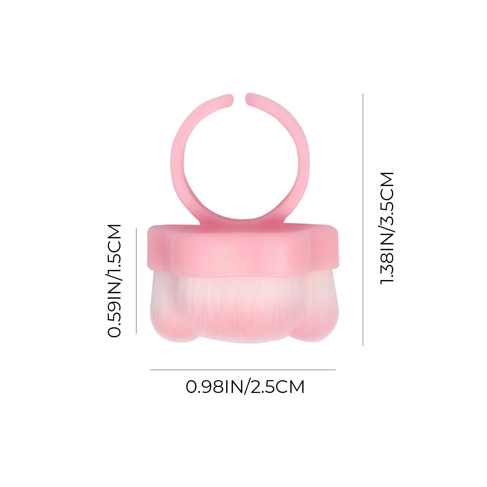 Nail Cleaning Brush - Cat Paw Ring