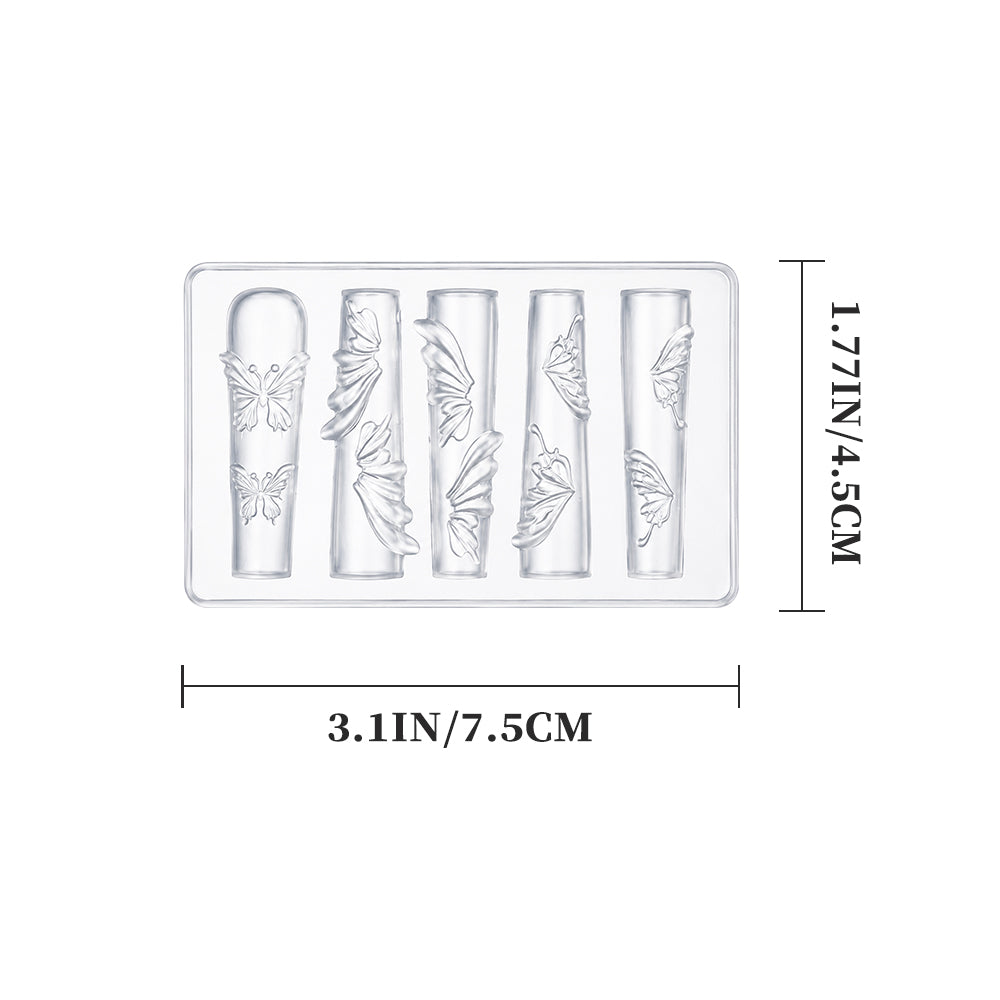 3D Nail Art Mold (Upgrade) - #62 Butterfly
