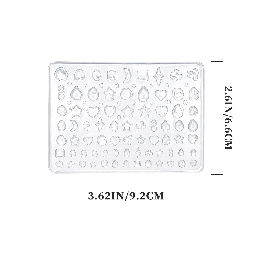 3D Nail Art Mold - #35 Baroque Pearl