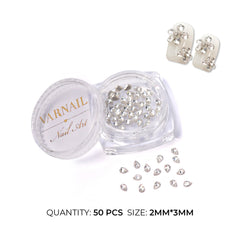 DIY Flower Nail Charm Rhinestone