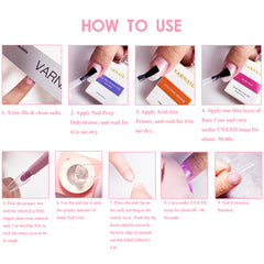 Solid Nail Tips Adhesive Gel Glue