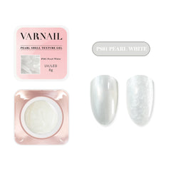 Pearl Shell Texture Gel Polish - PS01 Pearl White