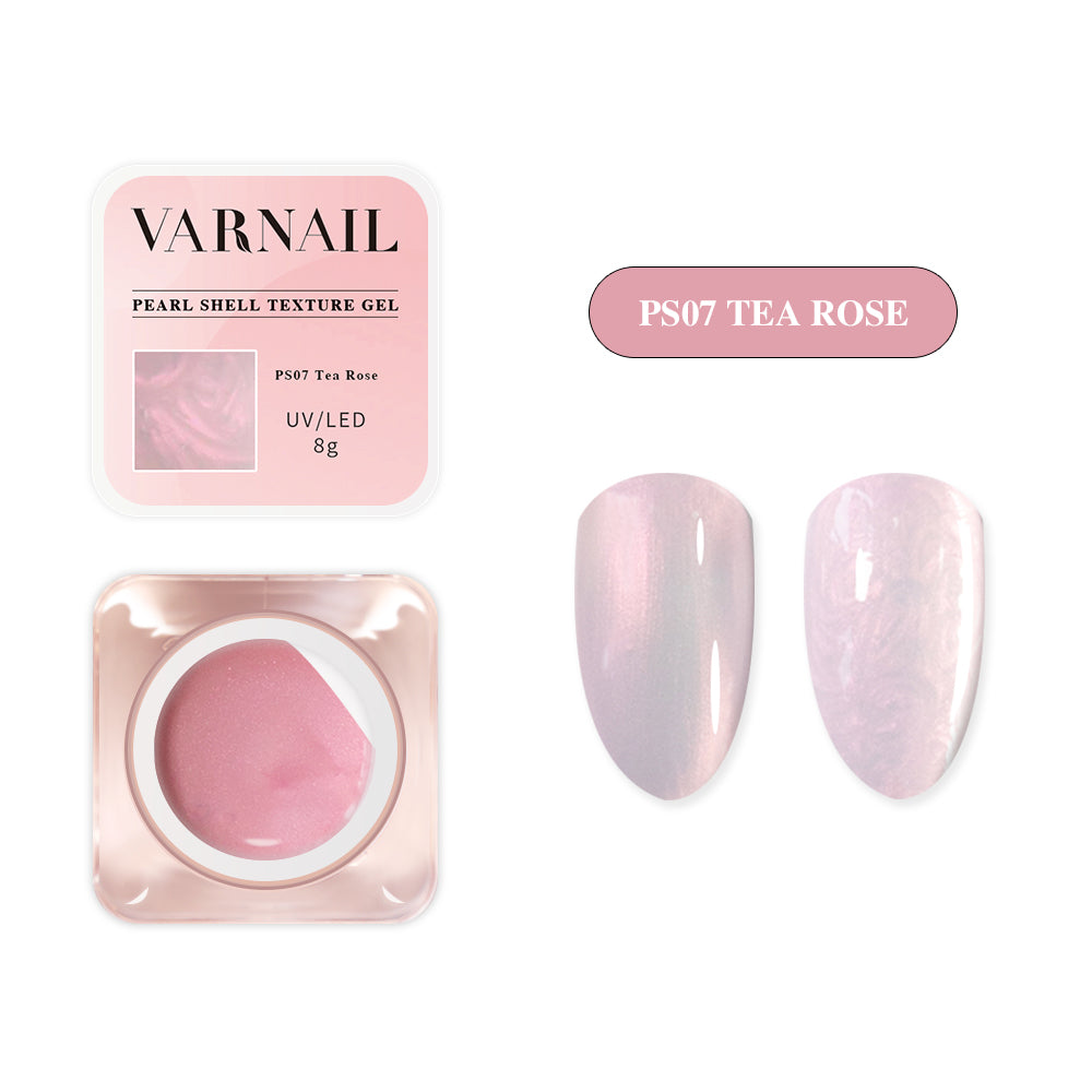 Pearl Shell Texture Gel Polish Set