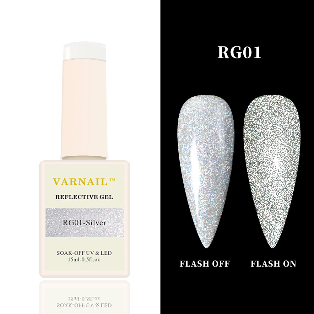 6 Colors Reflective Gel Polish Set - GS01
