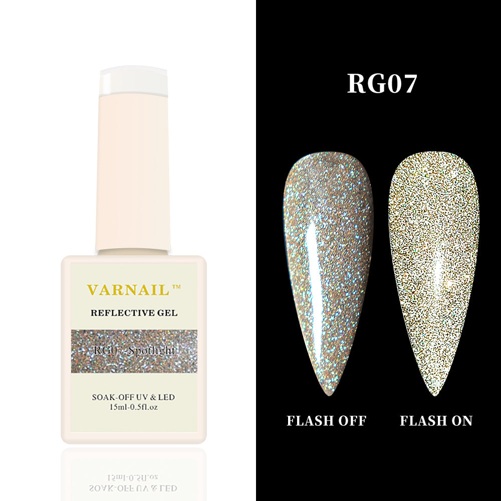 6 Colors Reflective Gel Polish Set - GS01