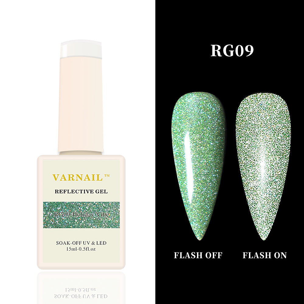 6 Colors Reflective Gel Polish Set - GS01