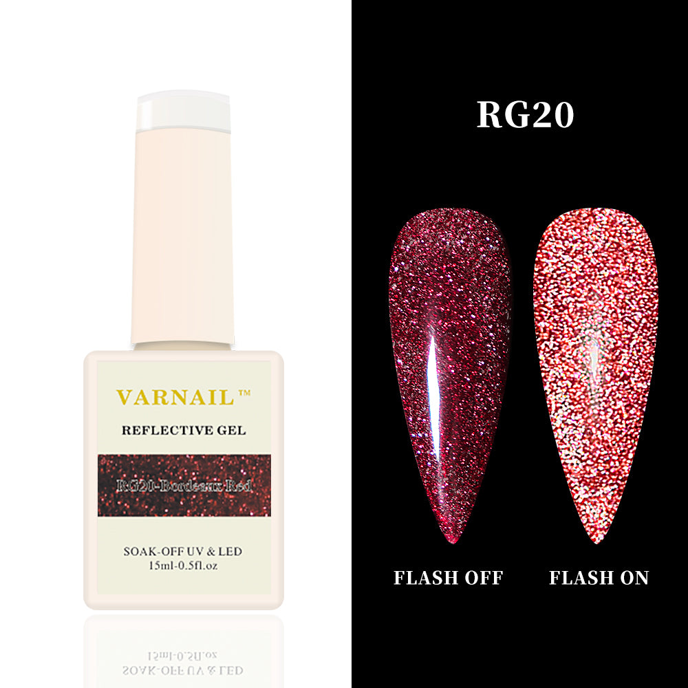 6 Colors Reflective Gel Polish Set - GS01
