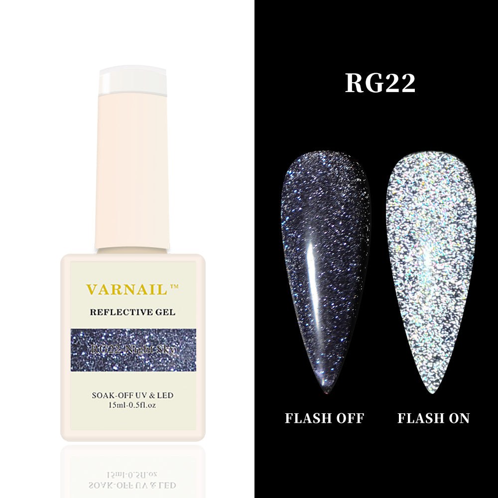 6 Colors Reflective Gel Polish Set - GS01