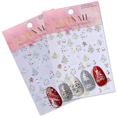 Chrome Nail Sticker - Christmas Star