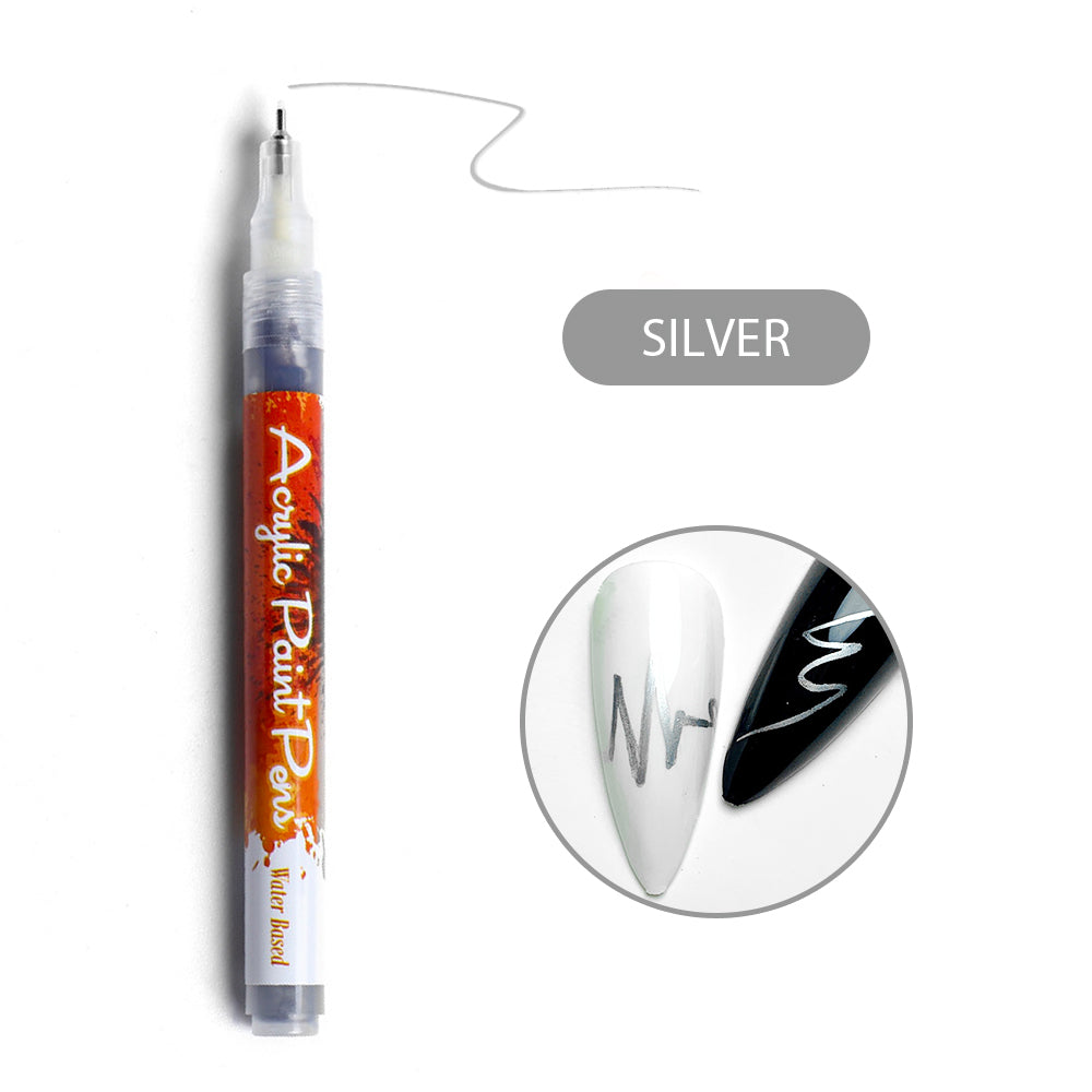 Easy Nail Art Graffiti Line Drawing Pen