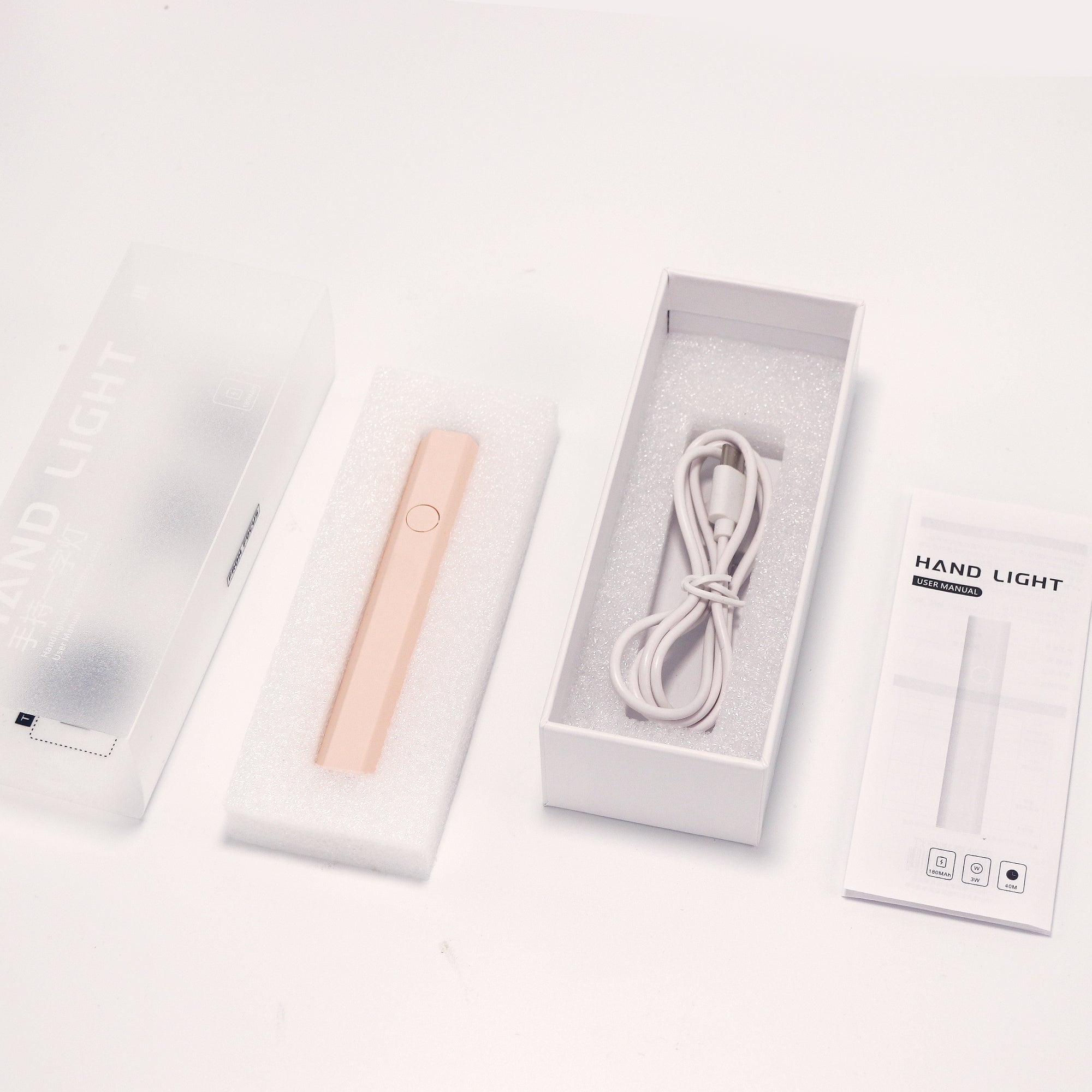 Mini Handheld Nail Lamp - Pink