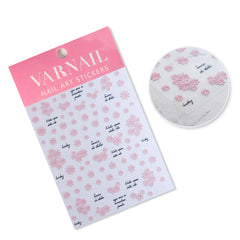 5D Nail Sticker - Pink Flower