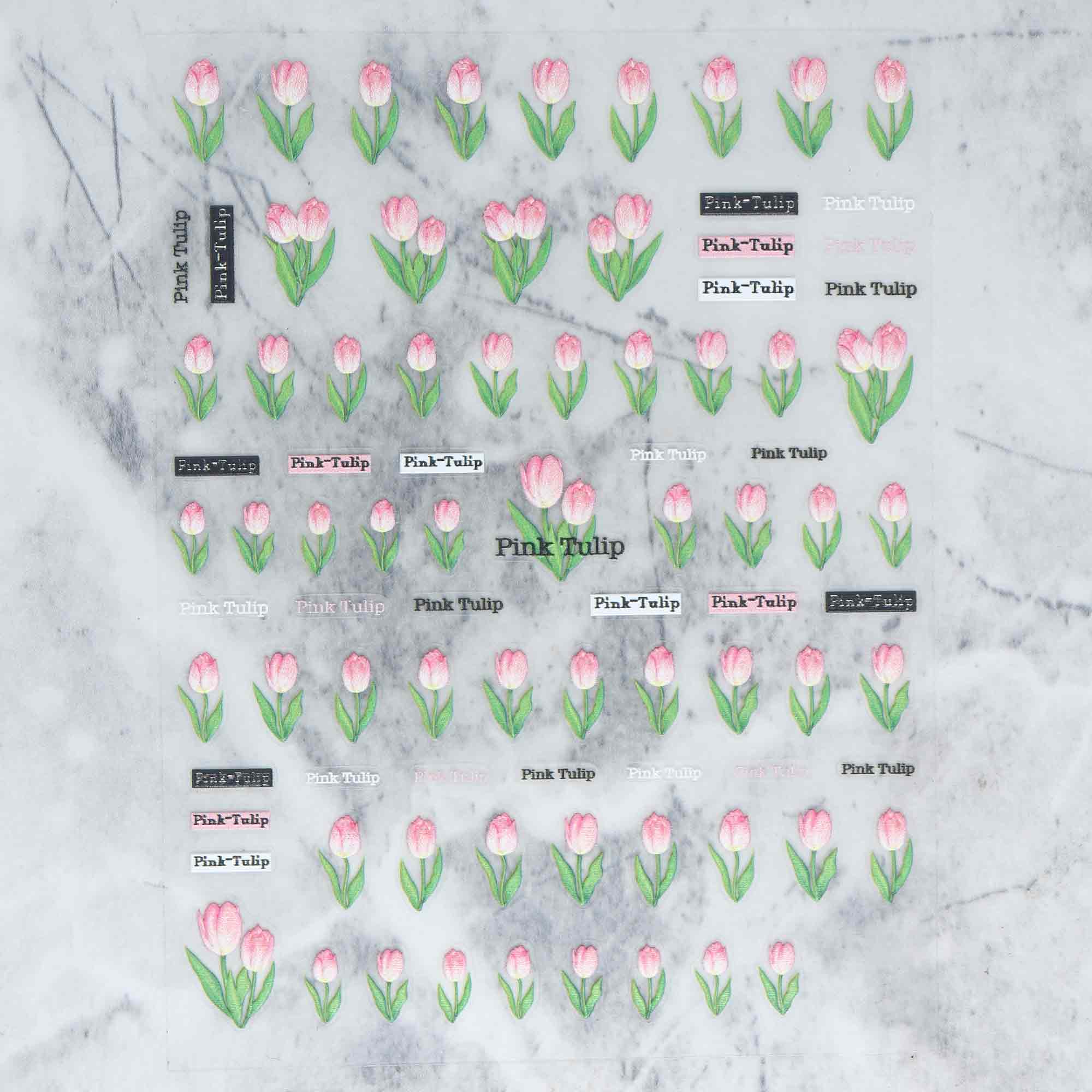 5D Nail Sticker - Tulip