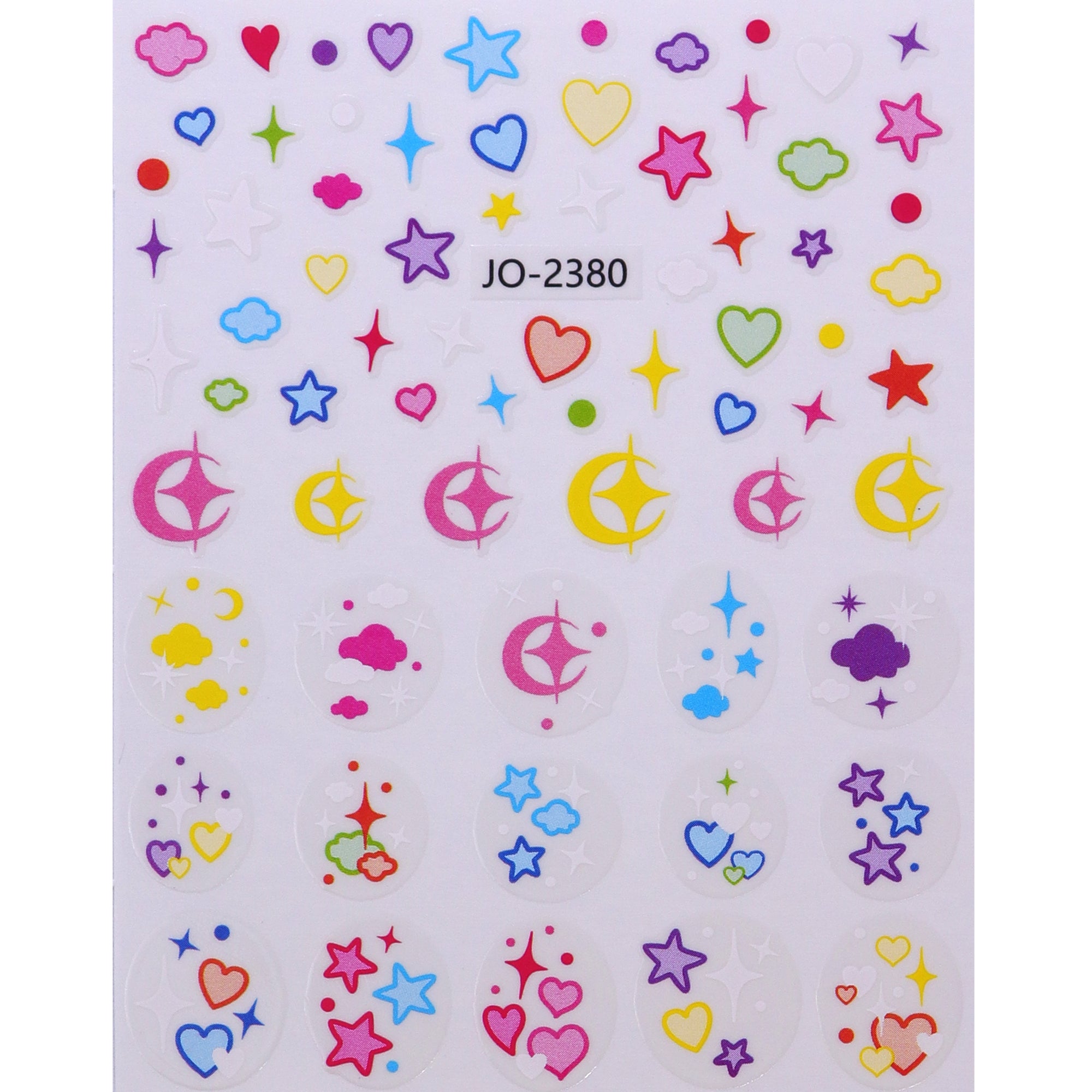 Nail Sticker - Star & Cloud