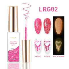 Luminous Neon Reflective Liner Gel Set