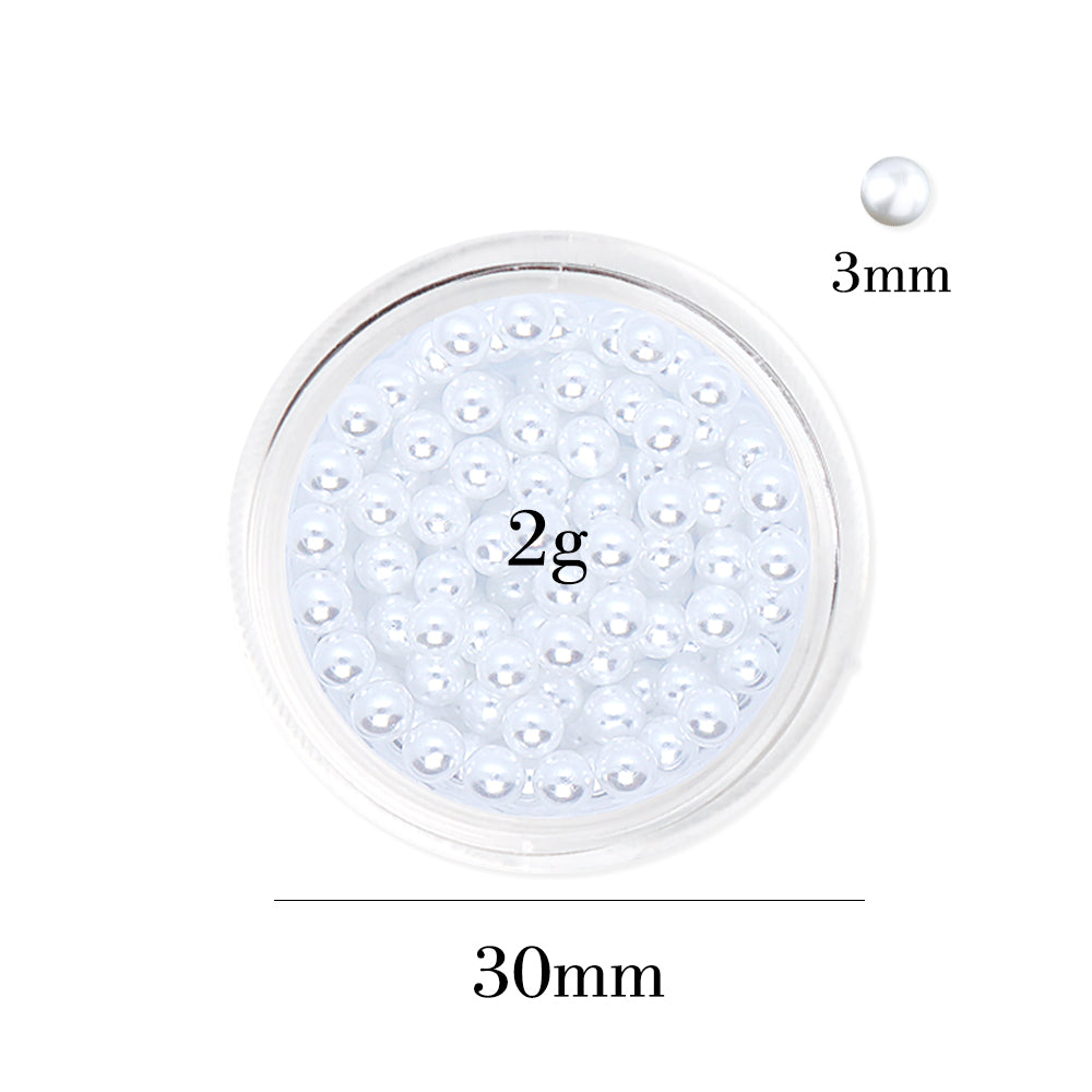 Round Pearls - 3 mm