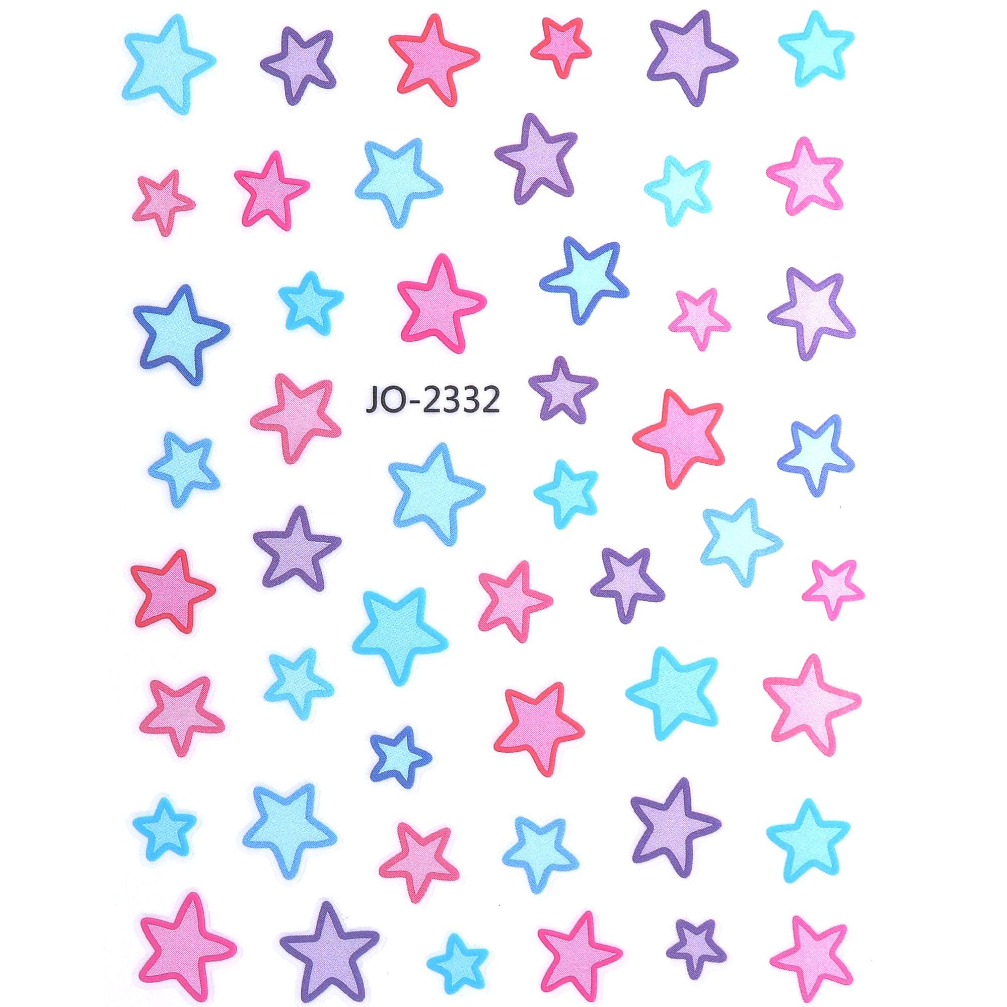 Nail Sticker - Colorful Stars