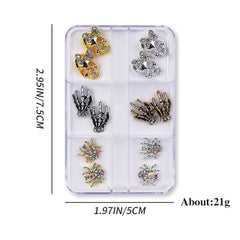 Halloween Nail Charms - 6 Grids