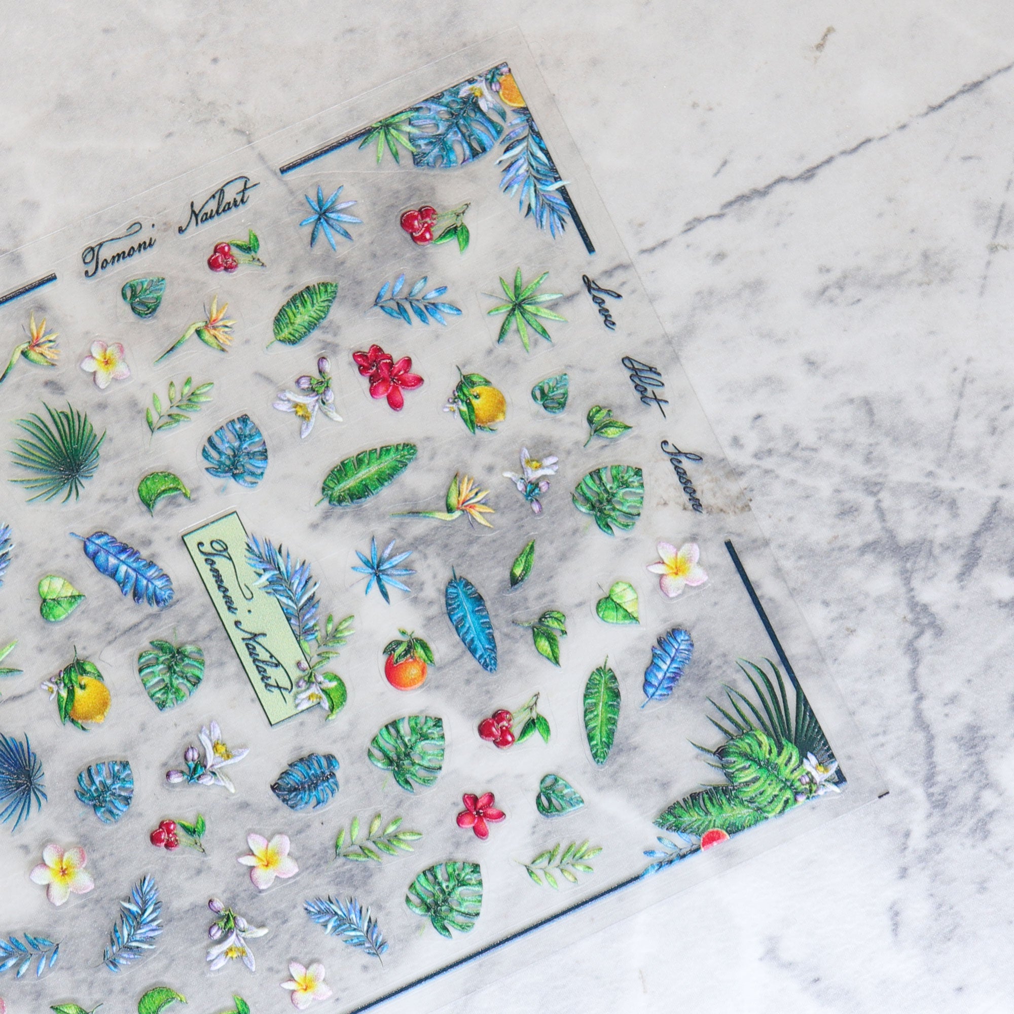 5D Nail Sticker - Rainforest