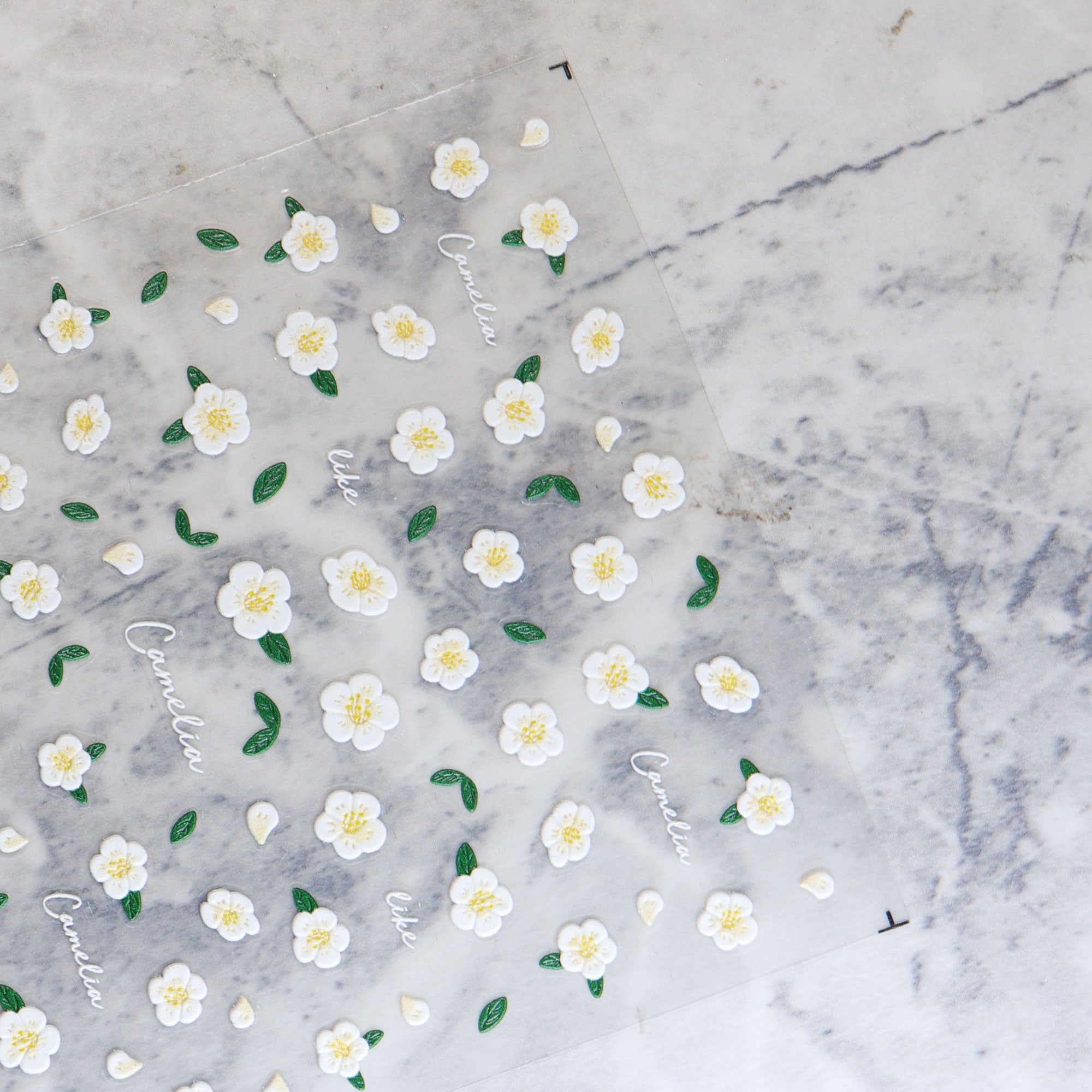 5D Nail Sticker - Camellia