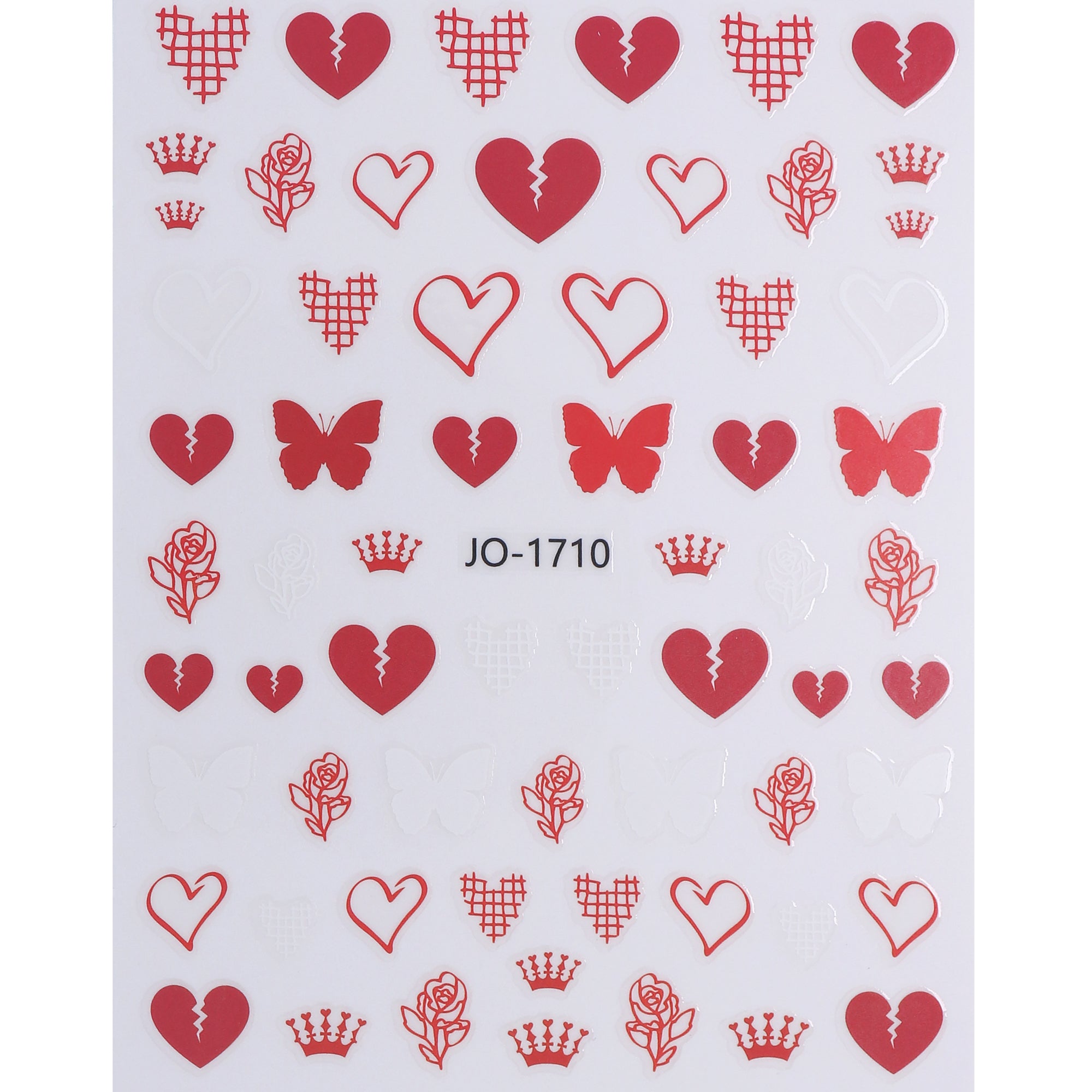 Nail Sticker - Heart & Strawberry