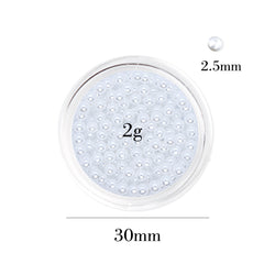 Round Pearls - 2.5 mm