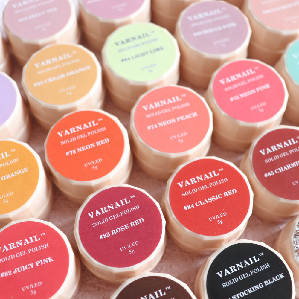 Solid Gel Polish 10 Colors Set - Macaron