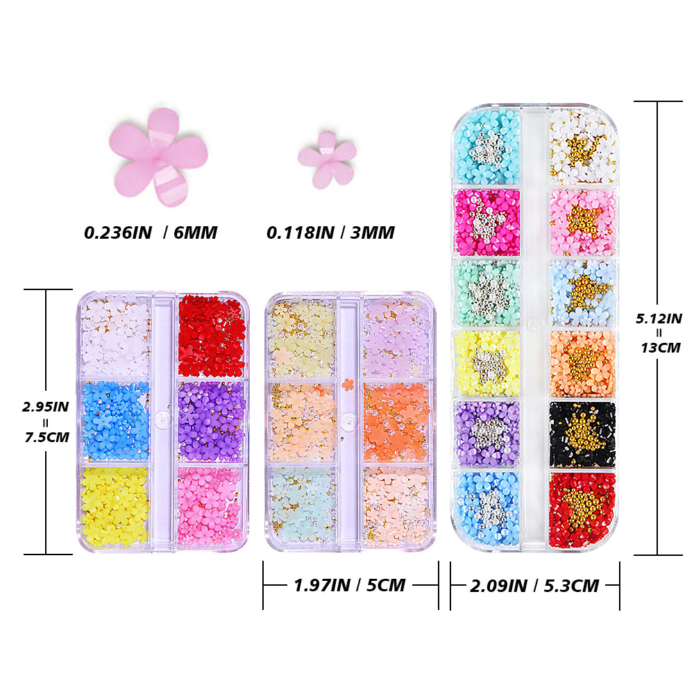 3D Nail Art Flowers