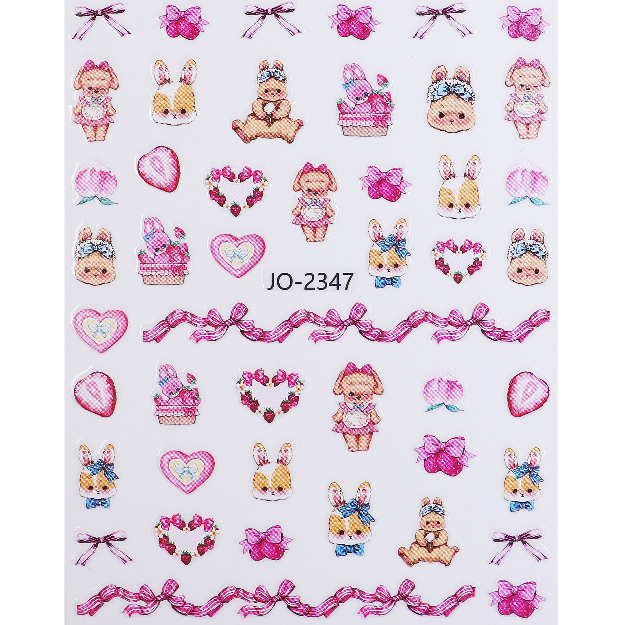 Nail Sticker - Kawaii Rabbit