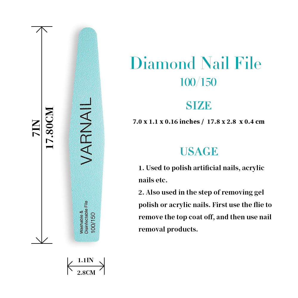 Professional Nail File, Buffer & Shaping Set (4 Pcs)