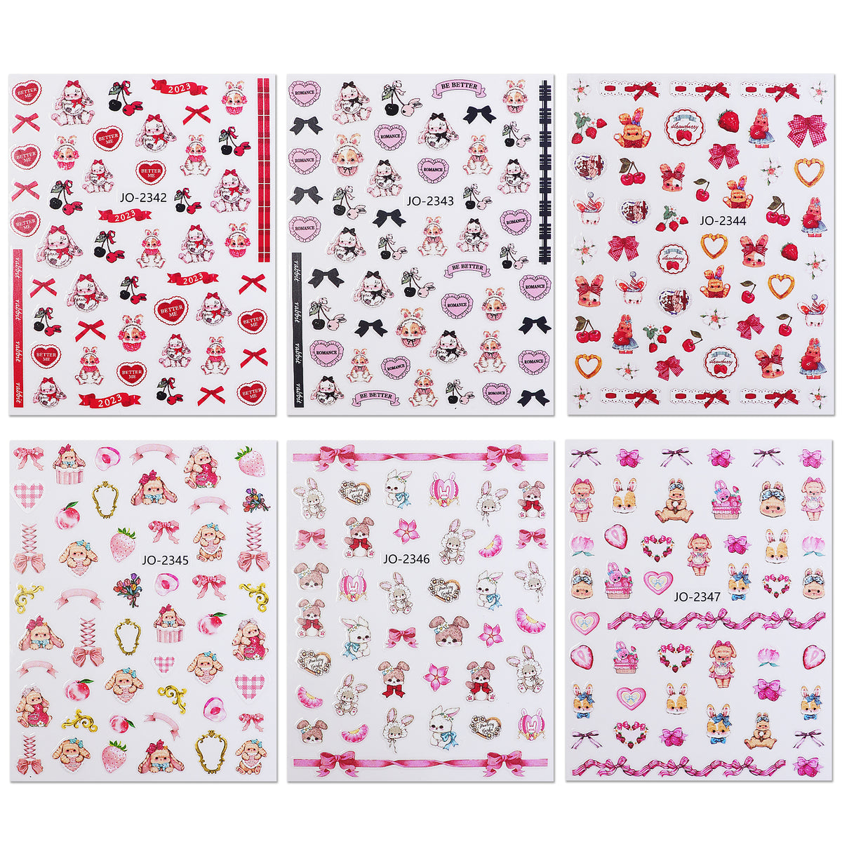 Nail Sticker - Kawaii Rabbit