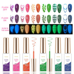 Luminous Neon Reflective Liner Gel - LRG05 Rainforest