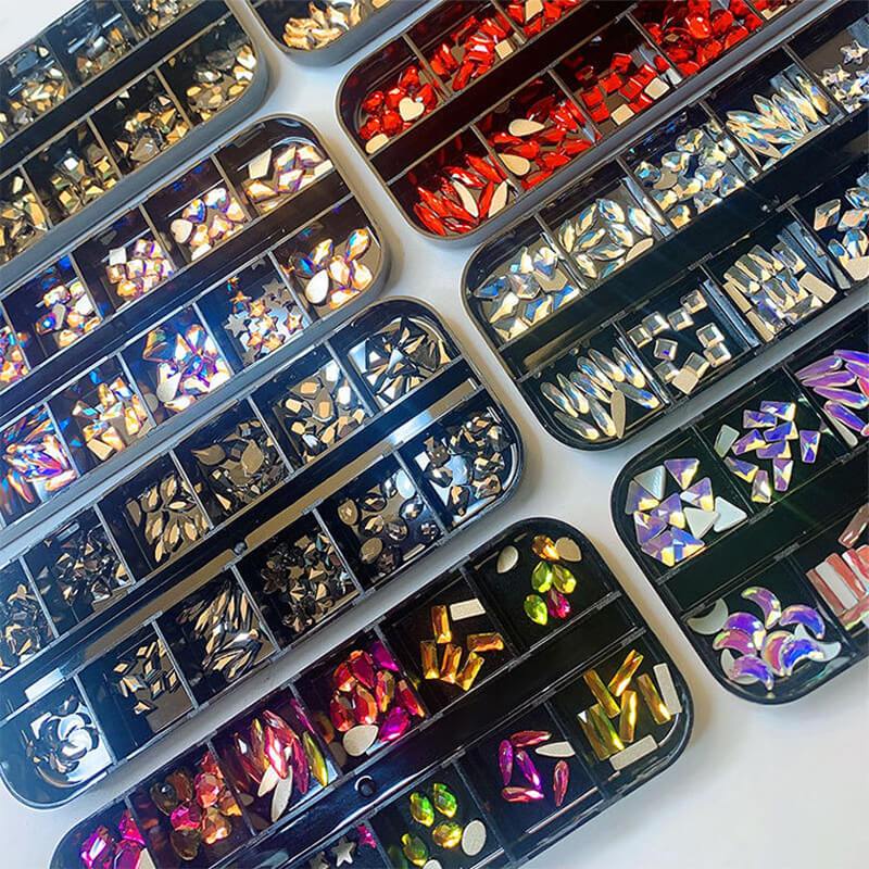 Multi-shaped Nail Art Rhinestones