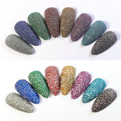 Reflective Nail Glitter - 03 Green