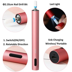 Led Mini Nail Drill Pen